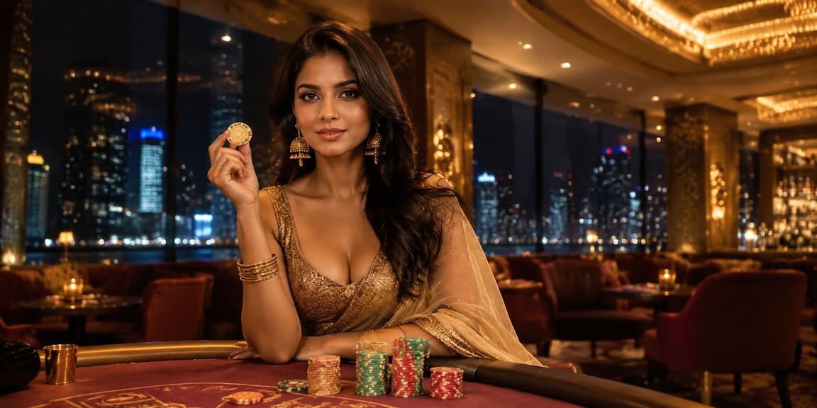 Players enjoying a round of Teen Patti card game in a lively casino setting